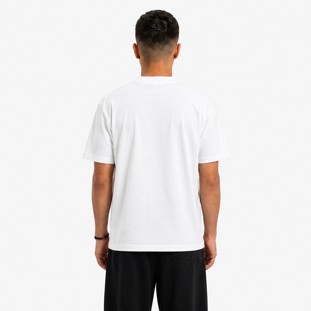 White Regular Fit Tee