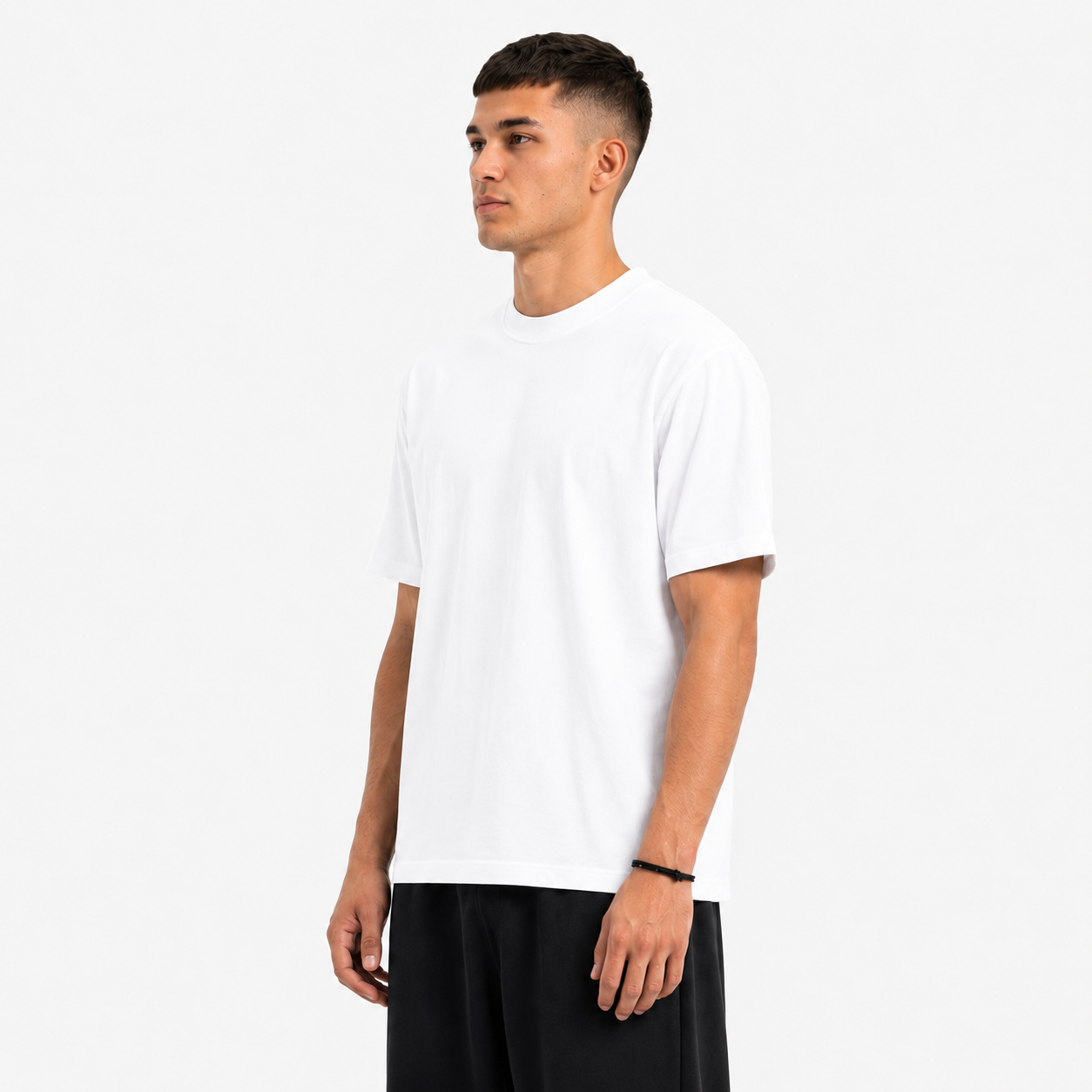 White Regular Fit Tee